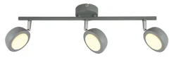 Lampa sufitowa Mild listwa 3x6W LED szary 3000K