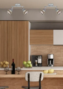 Lampa sufitowa Milton listwa 2x10W E14  chrom