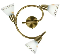 Lampa sufitowa Parnas spirala 3x40W E14  patyna