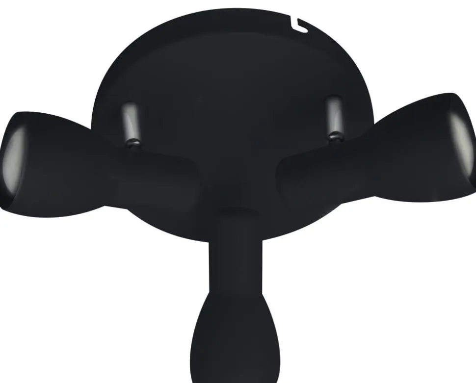 Lampa sufitowa Picardo plafon 3x40W E14 czarny matowy