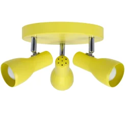 Lampa sufitowa Picardo plafon 3x40W E14 musztardowy