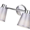 Lampa sufitowa Pin listwa 2x40W E14  chrom
