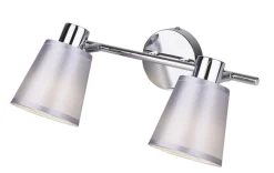 Lampa sufitowa Pin listwa 2x40W E14  chrom