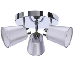 Lampa sufitowa Pin plafon 3x40W E14 chrom