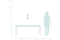 Lampa sufitowa Puerto listwa 2x40W E14 biały