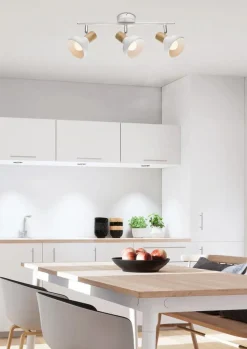 Lampa sufitowa Puerto listwa 3x40W E14 biały