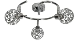 Lampa sufitowa Puzzle spirala 3x40W G9  chrom