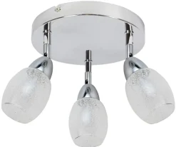 Lampa sufitowa Rico plafon 3x6W LED smd główka okrągła 1e z przegubem kd system klosz wymienny