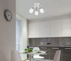 Lampa sufitowa Rico plafon 3x6W LED smd główka okrągła 1e z przegubem kd system klosz wymienny