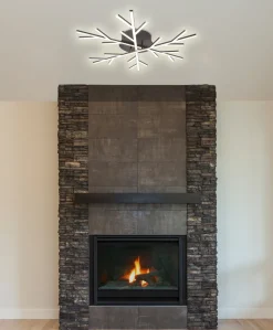 Lampa sufitowa Samos plafon 70 40W LED czarny 4000K