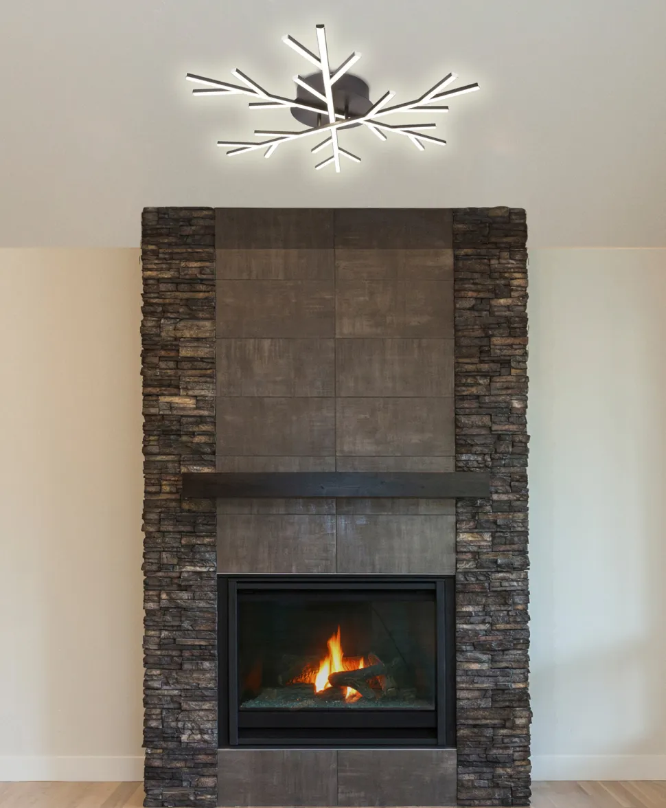 Lampa sufitowa Samos plafon 70 40W LED czarny 4000K