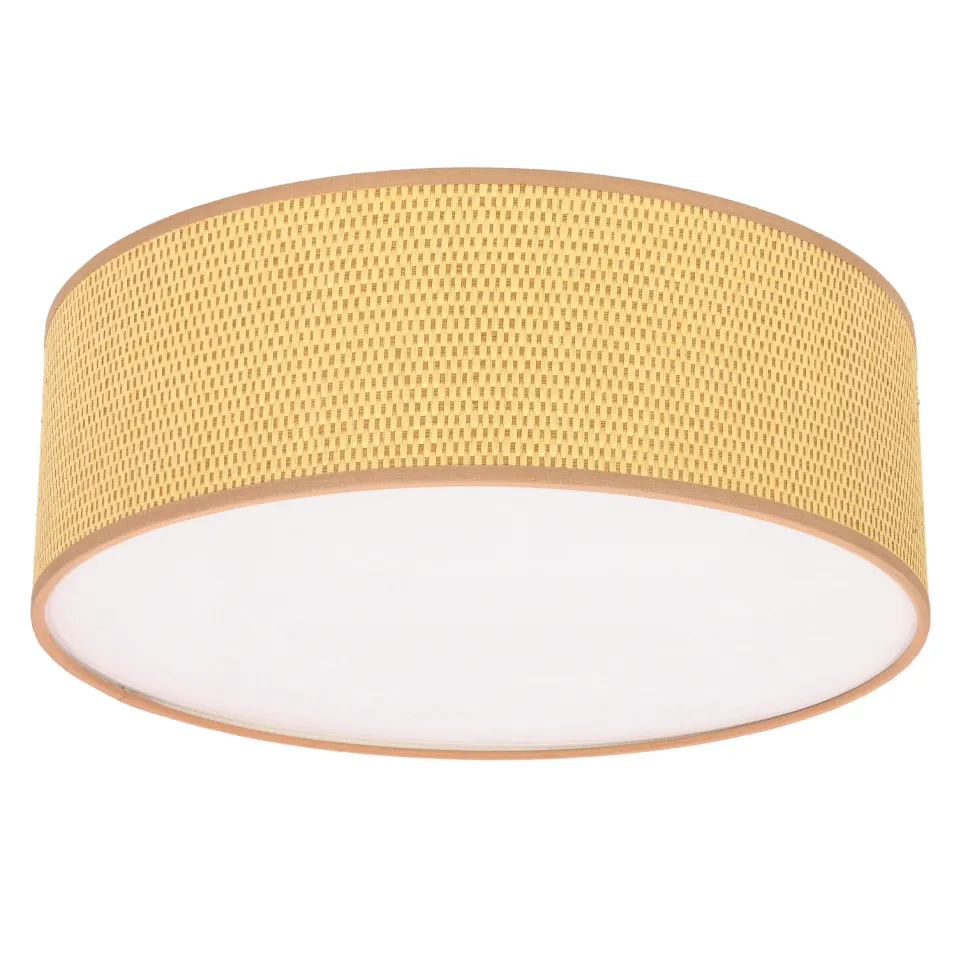 Lampa sufitowa SFONDO 2 38 cm biały 2x40W E27 abażur frappe