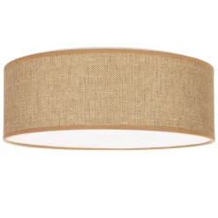 Lampa sufitowa SFONDO 3 38 cm biały 2x40W E27 abażur macchiato