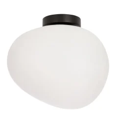 Lampa sufitowa STONES plafon 30cm 1x40W  E27 klosz biały