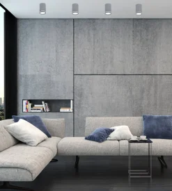 Lampa sufitowa Tuba 1x15W GU10 6,8/10  szary