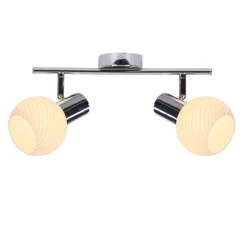 Lampa sufitowa Turno listwa 2x40W E14  chrom