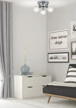 Lampa sufitowa Turno plafon 3x40W E14  chrom