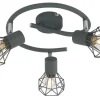 Lampa sufitowa Verve spirala 3x40W E14  matowy szary