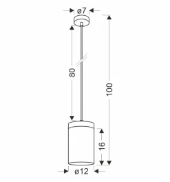 Lampa sufitowa Wels czarny+drewniany  1x40W E27 klosz dymiony