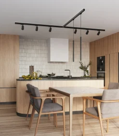 Lampa sufitowa/wisząca, 8 punktowa, system szynowy 3 fazowy, AURA/PASTELO