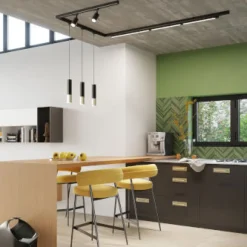 Lampa sufitowa/wisząca, 8 punktowa, system szynowy 3 fazowy, LUCIE/LOOPEZ/RING 48W LED 4000K