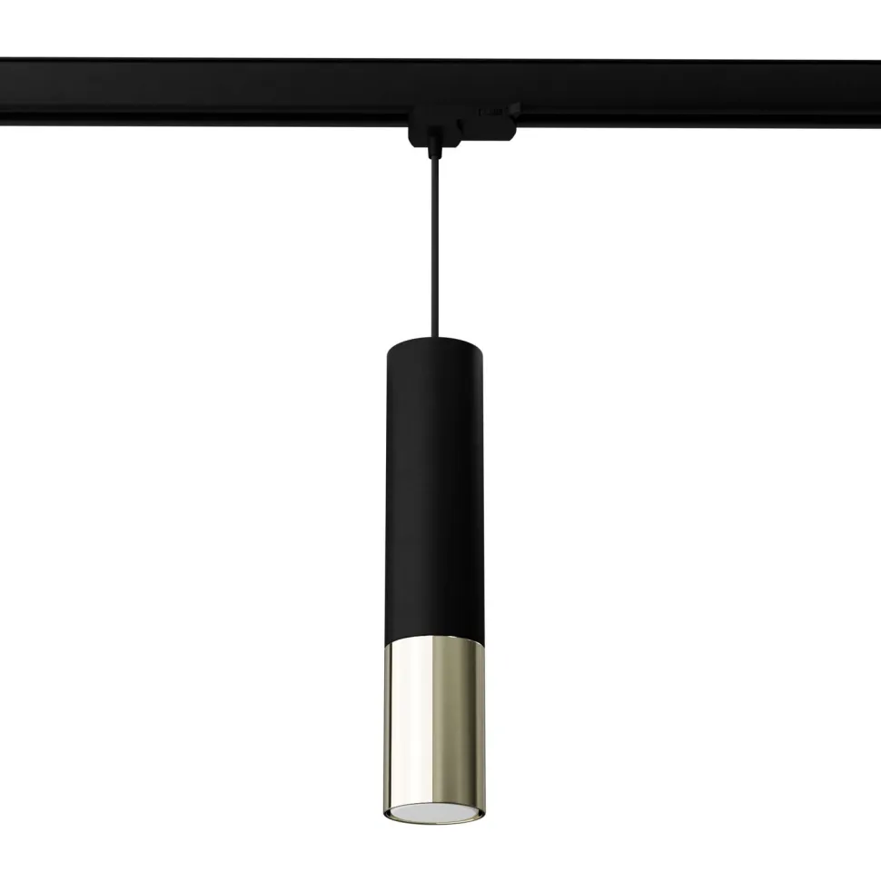 Lampa szynowa LOOPEZ czarny/złoty GU10 3000K 7W 510lm