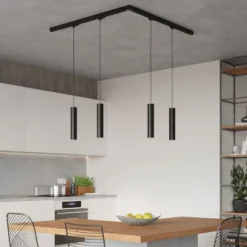 Lampa wisząca, 4 punktowa, system szynowy 3 fazowy, LAGOS