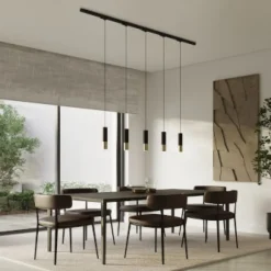 Lampa wisząca, 5 punktowa, system szynowy 3 fazowy, LOOPEZ