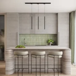 Lampa wisząca, 3 punktowa, system szynowy 3 fazowy, PASTELO czarna