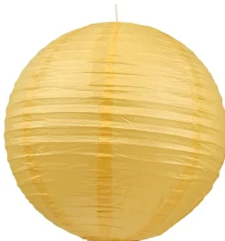 Lampa wisząca Abażur papierowy-kokon  kula papierowa 50 żółty