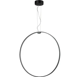 Lampa wisząca ACIRCULO led czarna 74 cm