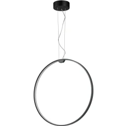 Lampa wisząca ACIRCULO led czarna 60 cm