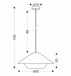 Lampa wisząca Africa 50 czarny 1x40W E27  abażur beżowy+biały