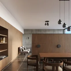 Lampa wisząca ALINO 1 czarna