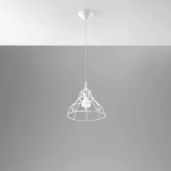 Lampa wisząca ANATA biała
