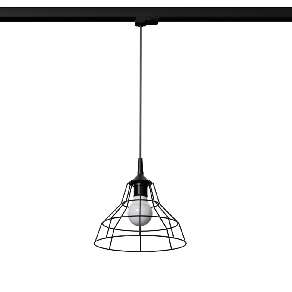Lampa wisząca ANATA czarna E27 4000K 7,5W 690lm