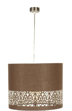 Lampa wisząca Arabesca 33x33x24 1x60W  E27 brąz (abażur 77-19274 z zawiesiem 85-10608)