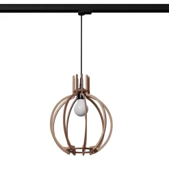 Lampa wisząca ARANCIA naturalne drewno  E27 #B