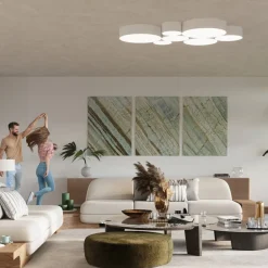 Lampa wisząca ARENA 45 biała