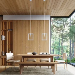 Lampa wisząca ARIES biała