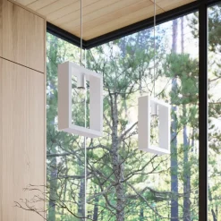 Lampa wisząca ARIES biała