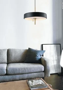 Lampa wisząca ARTDECO biało - złota 35 cm