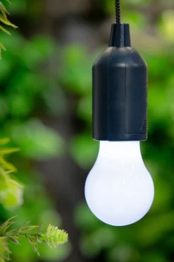 Lampa wisząca żarówka granatowa