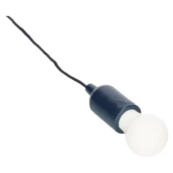 Lampa wisząca żarówka granatowa