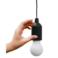 Lampa wisząca żarówka multikolor czarna