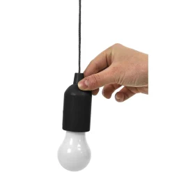 Lampa wisząca żarówka szara