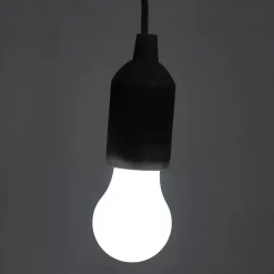 Lampa wisząca żarówka szara