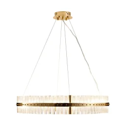 Lampa wisząca AURA LED złota 85 cm