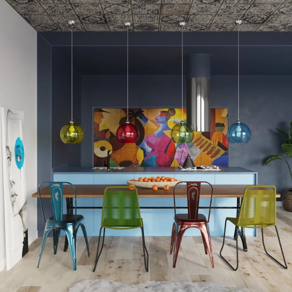 Lampa wisząca BALL szampański