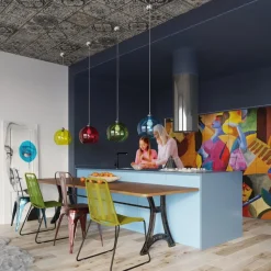 Lampa wisząca BALL szampański